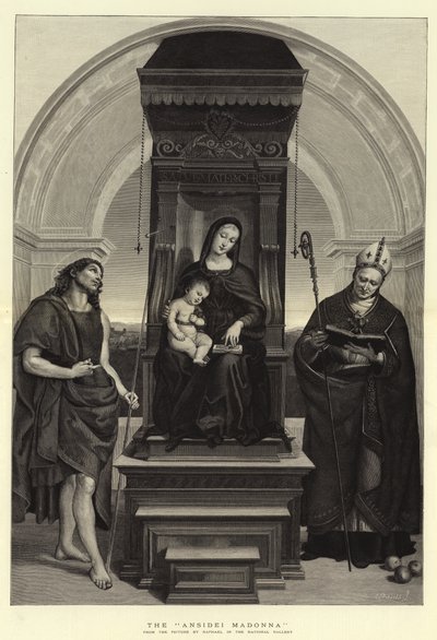 The Ansidei Madonna by Raffaello Sanzio Raphael